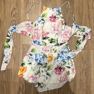 Show me your mumu floral romper